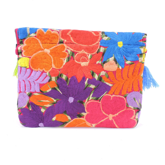 Handmade Boho Crossbody Purse Tassel Embroidered - Picture 2 of 3